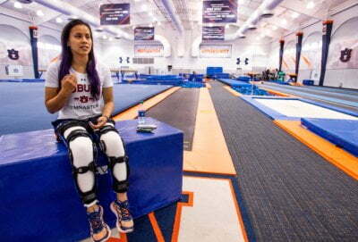 Gymnast Samantha Cerio Walks Down the Aisle After Breaking Both Knees in Horrific Injury 2